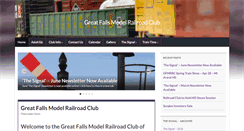 Desktop Screenshot of greatfallsmodelrrclub.org